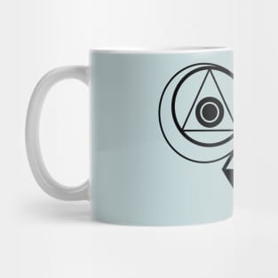 Geometric Owl Mug